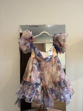 ASOS Luxe Mini Floral Dress - 8